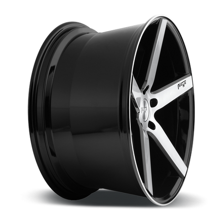 Niche 1PC M124 MILAN – 18X8 – 5X114.3 – 40 mm – GLOSS BLACK BRUSHED