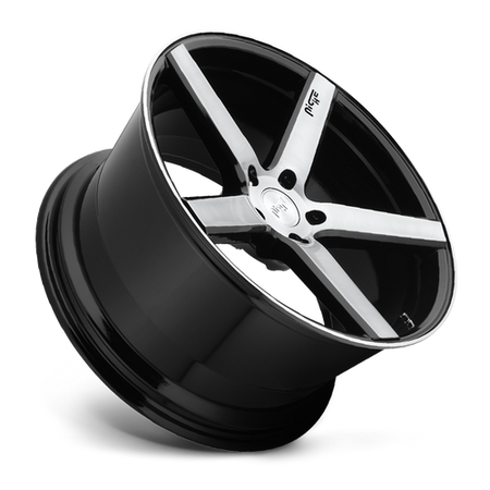 Niche 1PC M124 MILAN – 18X8 – 5X114.3 – 40 mm – GLOSS BLACK BRUSHED