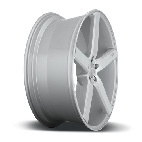 Niche 1PC M135 MILAN – 19X8.5 – 5X114.3 – 35 mm – GLOSS SILVER MACHINED