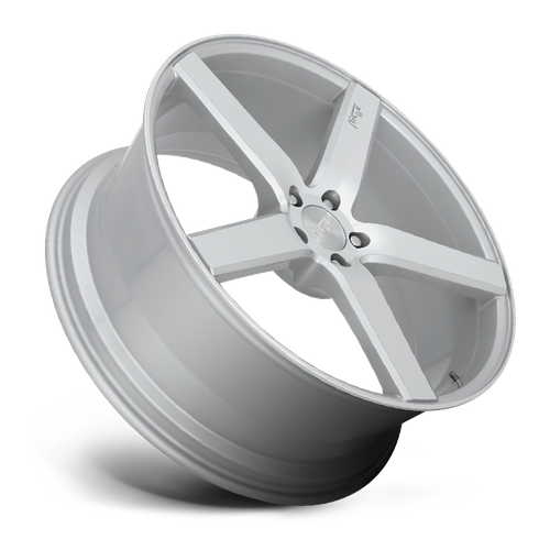 Niche 1PC M135 MILAN – 19X8.5 – 5X114.3 – 35 mm – GLOSS SILVER MACHINED