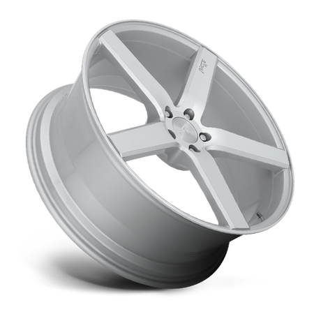 Niche 1PC M135 MILAN – 19X8.5 – 5X114.3 – 35 mm – GLOSS SILVER MACHINED