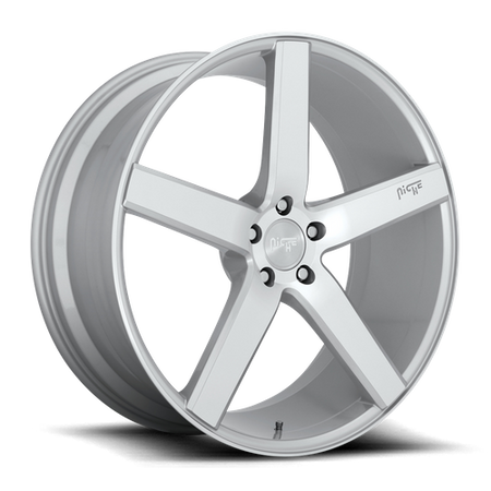 Niche 1PC M135 MILAN – 19X8.5 – 5X114.3 – 35 mm – GLOSS SILVER MACHINED