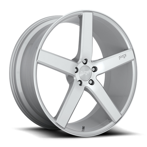 Niche 1PC M135 MILAN – 20X8.5 – 5X114.3 – 35 mm – GLOSS SILVER MACHINED