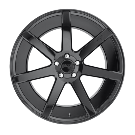 Niche 1PC M168 VERONA – 20X10 – 5X112 – 40 mm – GLOSS BLACK