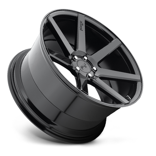 Niche 1PC M168 VERONA – 20X10 – 5X112 – 40 mm – GLOSS BLACK
