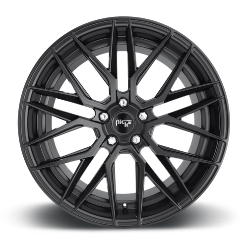 Niche 1PC M190 GAMMA – 20X10.5 – 5X120 – 35 mm – MATTE BLACK
