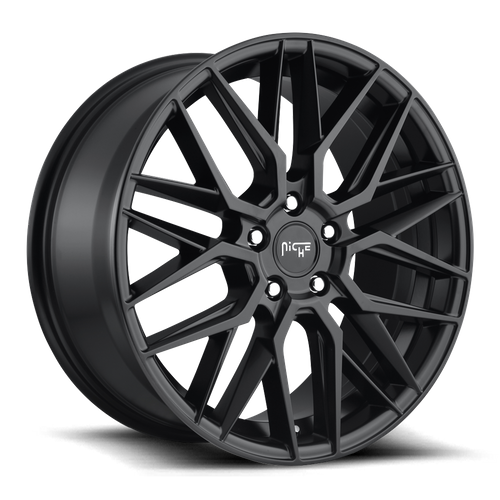 Niche 1PC M190 GAMMA – 19X9.5 – 5X114.3 – 35 mm – MATTE BLACK