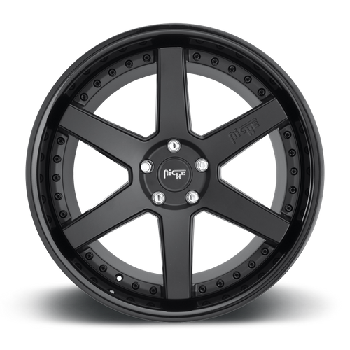 Niche 1PC M192 ALTAIR – 18X8.5 – 5X114.3 – 45 mm – GLOSS BLACK MATTE BLACK