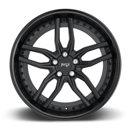 Niche 1PC M194 METHOS – 20X9 – 5X120 – 35 mm – GLOSS BLACK MATTE BLACK