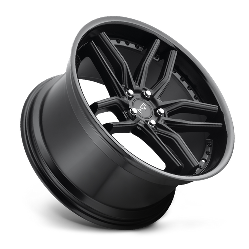 Niche 1PC M194 METHOS – 20X9 – 5X120 – 35 mm – GLOSS BLACK MATTE BLACK