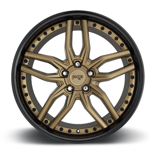 Niche 1PC M195 METHOS – 20X9 – 5X114.3 – 35 mm – MATTE BRONZE BLACK BEAD RING