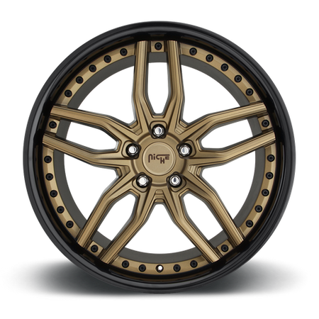 Niche 1PC M195 METHOS – 20X9 – 5X114.3 – 35 mm – MATTE BRONZE BLACK BEAD RING
