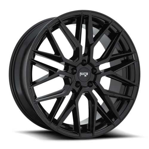 Niche 1PC M224 GAMMA – 24X10 – 5X120 – 35 mm – GLOSS BLACK