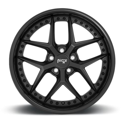 Niche 1PC M226 VICE – 20X10.5 – 5X114.3 – 40 mm – GLOSS BLACK MATTE BLACK