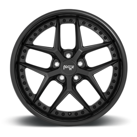 Niche 1PC M226 VICE – 20X9 – 5X120 – 35 mm – GLOSS BLACK MATTE BLACK