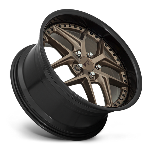 Niche 1PC M227 VICE – 20X9 – 5X120 – 35 mm – MATTE BRONZE BLACK BEAD RING
