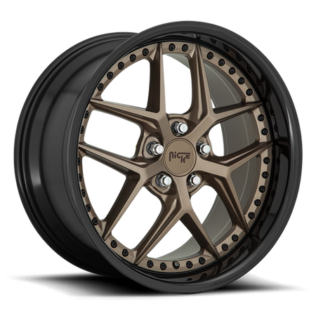 Niche 1PC M227 VICE – 20X9 – 5X114.3 – 35 mm – MATTE BRONZE BLACK BEAD RING