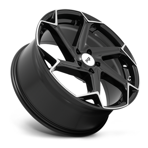 Niche 1PC M255 FLASH – 20X10.5 – 5X112 – 40 mm – GLOSS BLACK BRUSHED