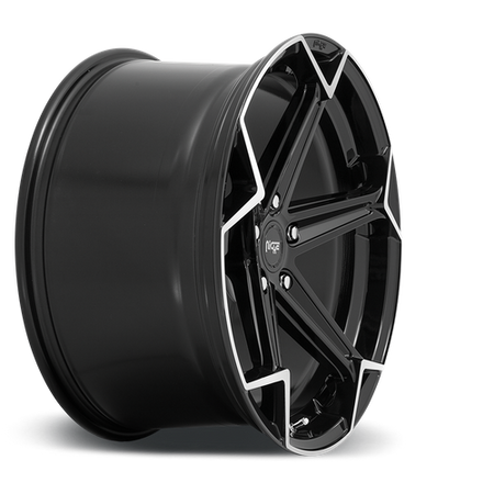 Niche 1PC N259 ARROW – 20X10.5 – 5X112 – 40 mm – GLOSS BLACK BRUSHED
