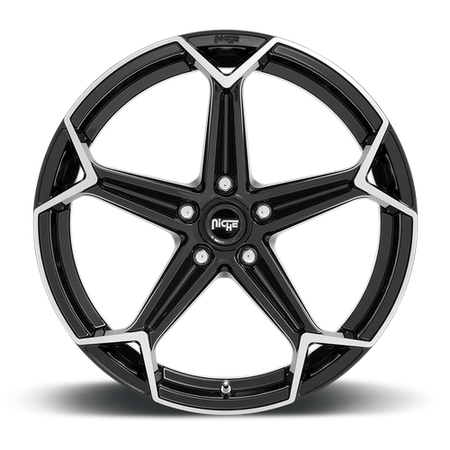 Niche 1PC N259 ARROW – 20X10.5 – 5X112 – 40 mm – GLOSS BLACK BRUSHED