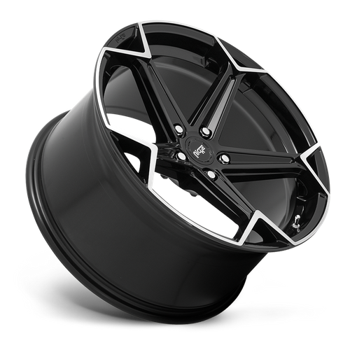 Niche 1PC N259 ARROW – 20X10.5 – 5X112 – 40 mm – GLOSS BLACK BRUSHED