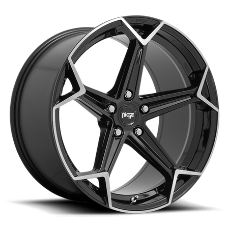 Niche 1PC N259 ARROW – 20X10.5 – 5X112 – 40 mm – GLOSS BLACK BRUSHED