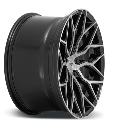 Niche 1PC M262 MAZZANTI – 20X10.5 – 5X112 – 40 mm – GLOSS BLACK BRUSHED FACE
