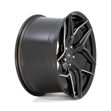 Niche 1PC M266 TORSION – 20X10.5 – 5X114.3 – 40 mm – GLOSS BLACK MILLED