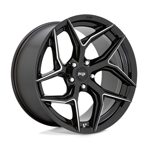 Niche 1PC M266 TORSION – 20X10.5 – 5X114.3 – 40 mm – GLOSS BLACK MILLED