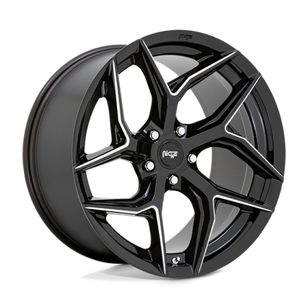 Niche 1PC M266 TORSION – 20X10.5 – 5X114.3 – 40 mm – GLOSS BLACK MILLED