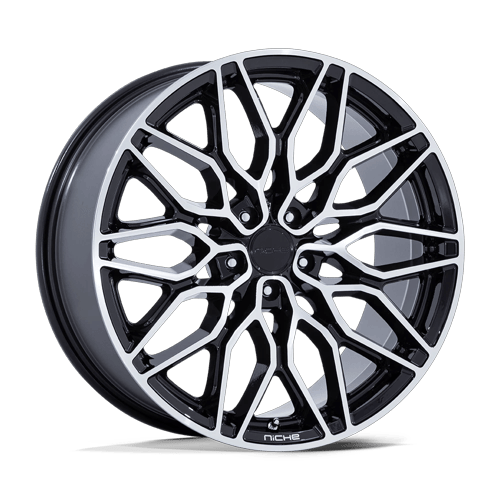 Niche 1PC NC277 CALABRIA 5 – 22X10.5 – 5X115 – 18 mm – GLOSS BLACK MACHINED