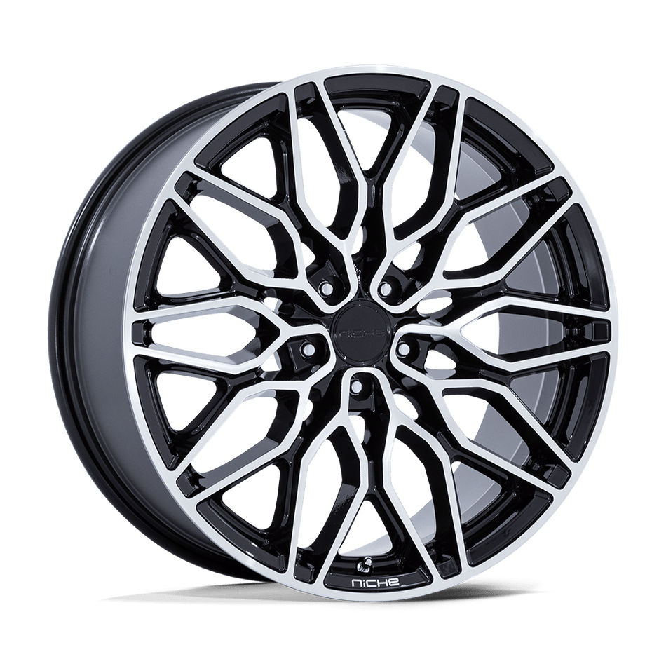 Niche 1PC NC277 CALABRIA 5 – 20X10.5 – 5X114.3 – 40 mm – GLOSS BLACK MACHINED