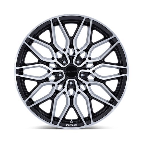 Niche 1PC NC277 CALABRIA 5 – 22X10.5 – 5X115 – 18 mm – GLOSS BLACK MACHINED