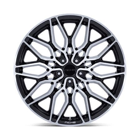 Niche 1PC NC277 CALABRIA 5 – 22X10.5 – 5X115 – 18 mm – GLOSS BLACK MACHINED