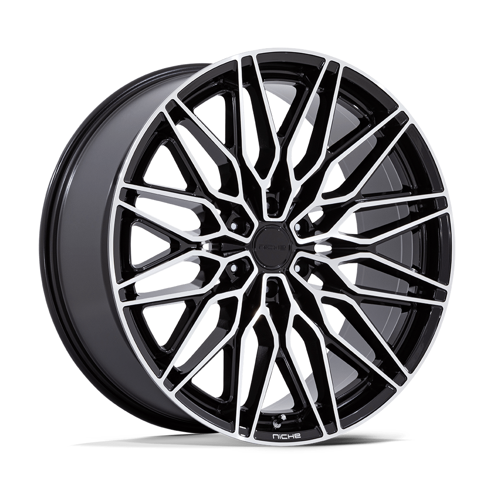 Niche 1PC NC278 CALABRIA 6 – 22X9.5 – 6X139.7 – 19 mm – GLOSS BLACK W/ MACHINED