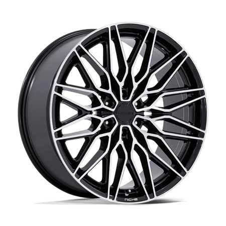 Niche 1PC NC278 CALABRIA 6 – 20X9.5 – 6X139.7 – 30 mm – GLOSS BLACK W/ MACHINED