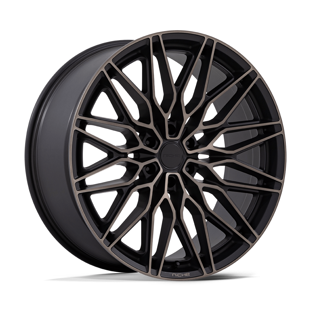 Niche 1PC NC278 CALABRIA 6 – 20X9.5 – 6X139.7 – 30 mm – MATTE BLACK MACHINED DARK TINT