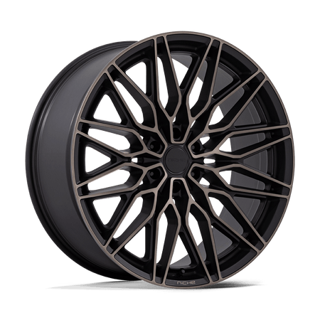 Niche 1PC NC278 CALABRIA 6 – 20X9.5 – 6X139.7 – 30 mm – MATTE BLACK MACHINED DARK TINT