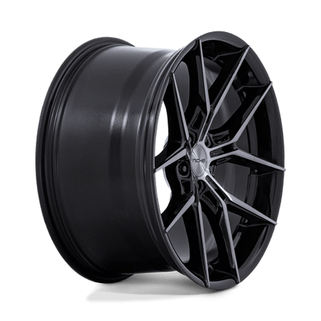 Niche 1PC NC279 PRODIGY 5 – 24X10 – 5X127 – 30 mm – GLOSS BLACK DARK TINTED CLEAR