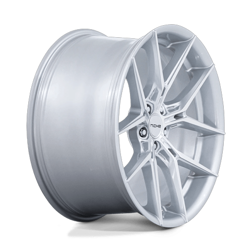 Niche 1PC NC279 PRODIGY 5 – 24X10 – 5X130 – 20 mm – SILVER W/ MACHINED FACE