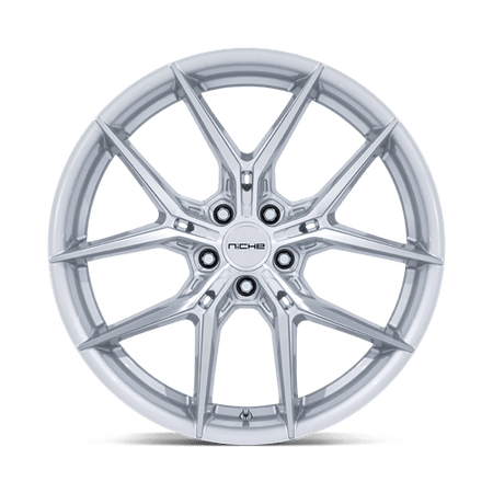 Niche 1PC NC279 PRODIGY 5 – 18X9.5 – 5X112 – 22 mm – SILVER W/ MACHINED FACE