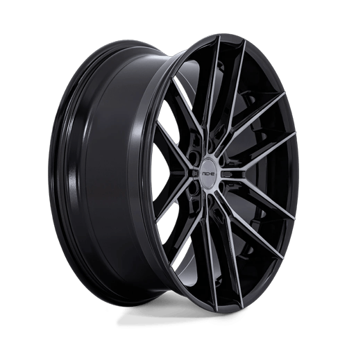 Niche 1PC NC280 PRODIGY 6 – 24X10 – 6X135 – 25 mm – GLOSS BLACK DARK TINTED CLEAR