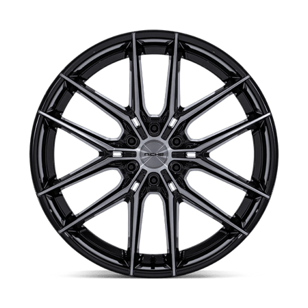 Niche 1PC NC280 PRODIGY 6 – 24X10 – 6X135 – 25 mm – GLOSS BLACK DARK TINTED CLEAR