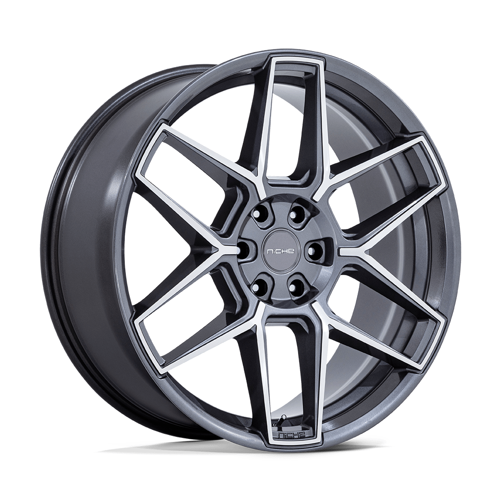 Niche 1PC NC281 RISE – 20X9 – 5X114.3 – 35 mm – ANTHRACITE W/ MACHINED FACE