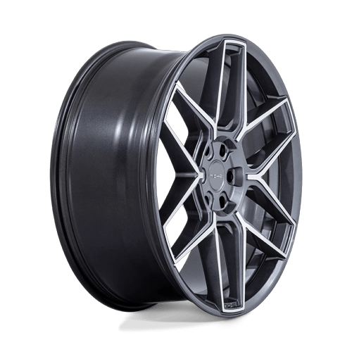 Niche 1PC NC281 RISE – 20X9 – 5X120 – 27 mm – ANTHRACITE W/ MACHINED FACE