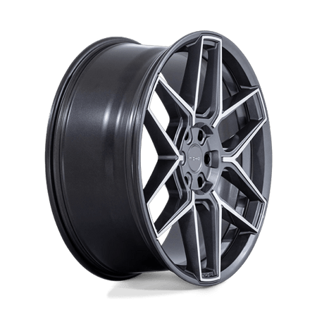 Niche 1PC NC281 RISE – 20X9 – 5X120 – 27 mm – ANTHRACITE W/ MACHINED FACE