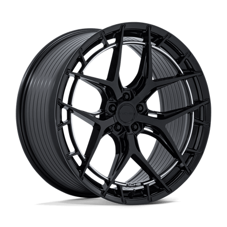 Niche 1PC NC286 RIVIERA – 22X10.5 – 5X112 – 38 mm – GLOSS BLACK