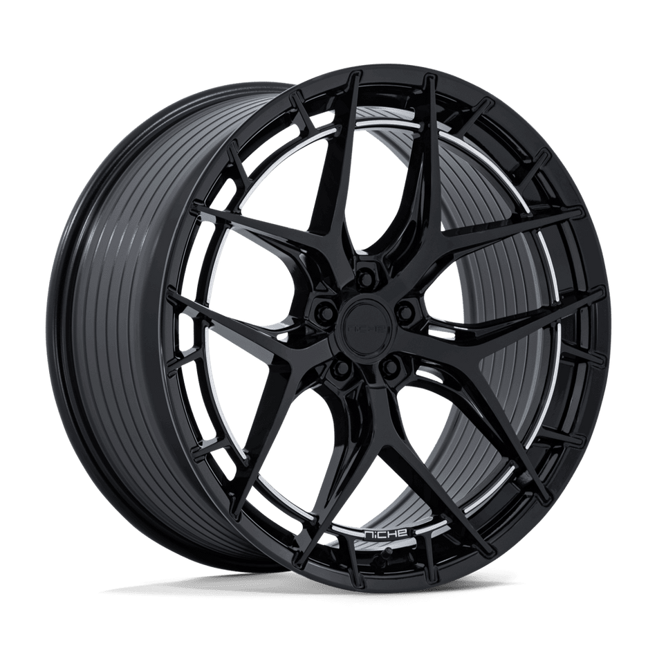 Niche 1PC NC286 RIVIERA – 22X10.5 – 5X120 – 38 mm – GLOSS BLACK