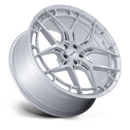 Niche 1PC NC286 RIVIERA – 20X10.5 – 5X114.3 – 40 mm – GLOSS SILVER W/ BRUSHED FACE