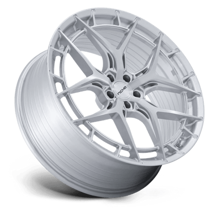 Niche 1PC NC286 RIVIERA – 20X10.5 – 5X114.3 – 40 mm – GLOSS SILVER W/ BRUSHED FACE